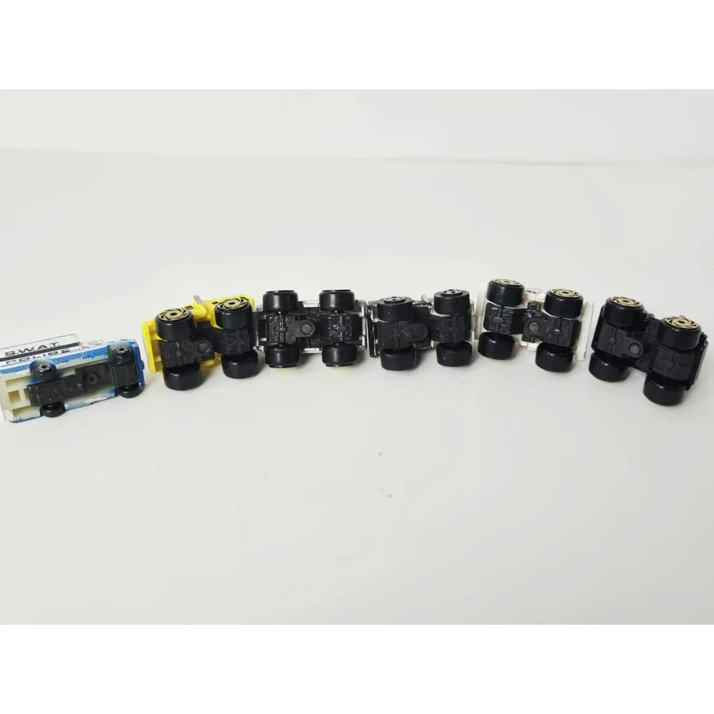 Vintage Galoob Micro Machines race car truck lot dump truck semi wrecker